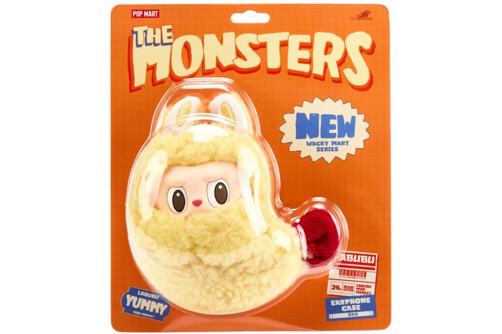 Popmart Wacky Mart series , Shrimp tempura Labubu Earphone Case