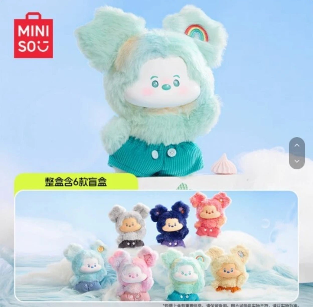 MINISO Disney Mickey Cloud Fantasy Series Vinyl Plush Blind Box Figure 1pcs
