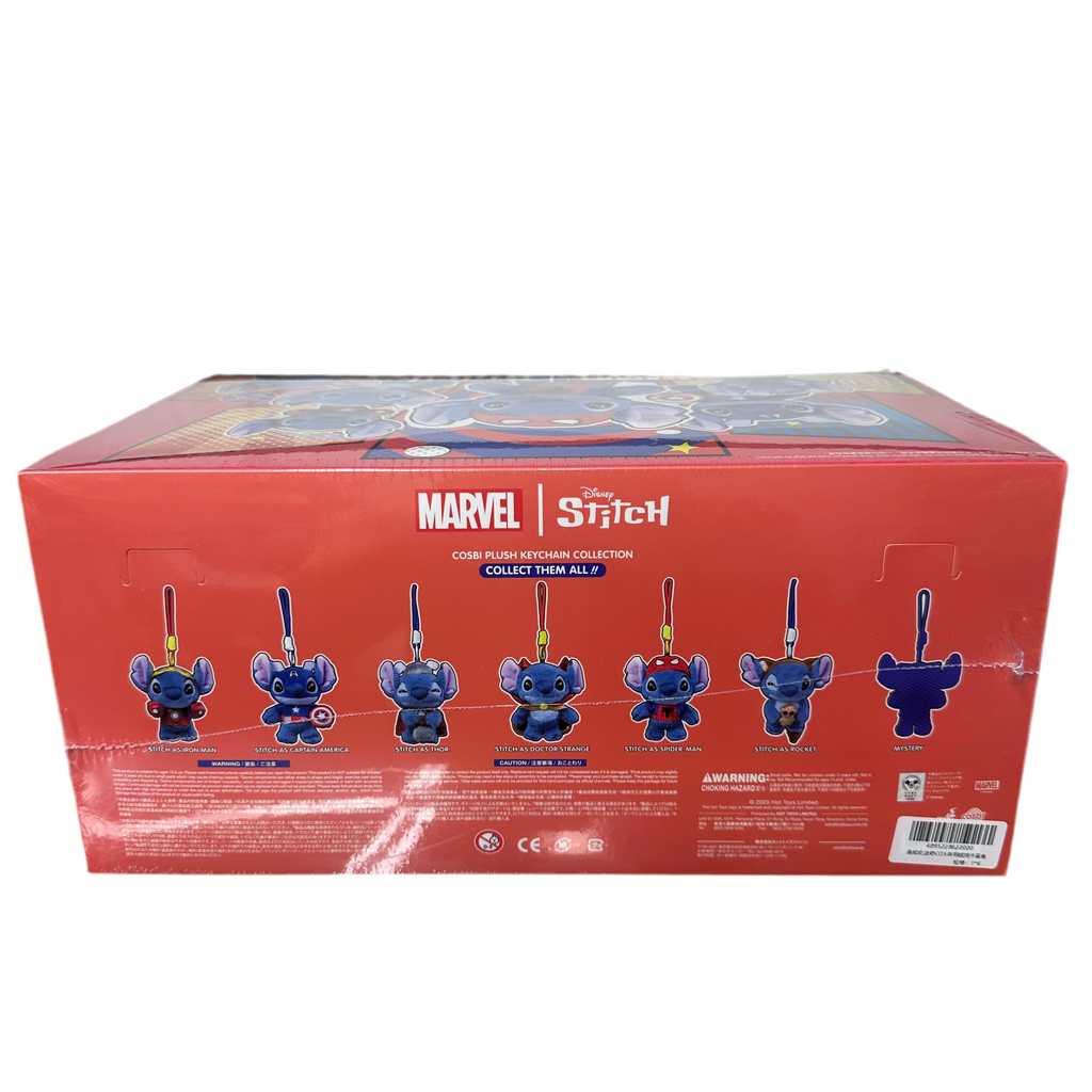 Cosbi Marvel x Stitch Plush Keychain 1pcs Blind Box