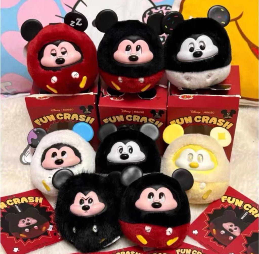 Miniso Fun Crash Mickey 1pcs Blind Box pendant