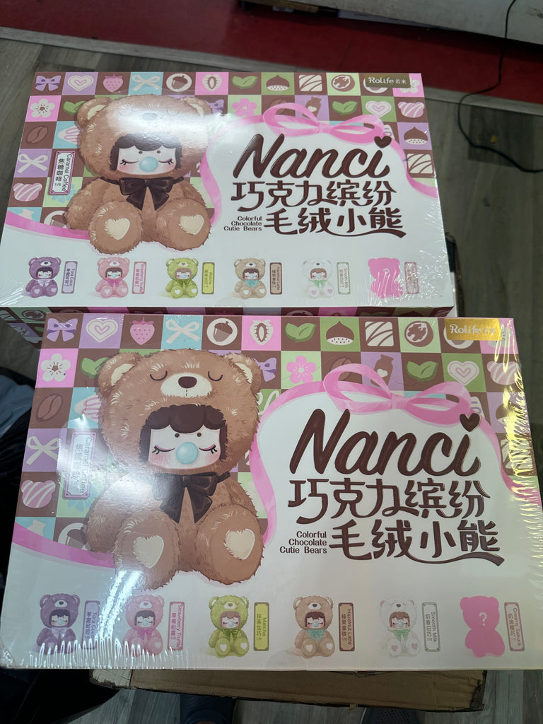 Rolife Nanci Chocolate Colorful Plush Bear Blind Box