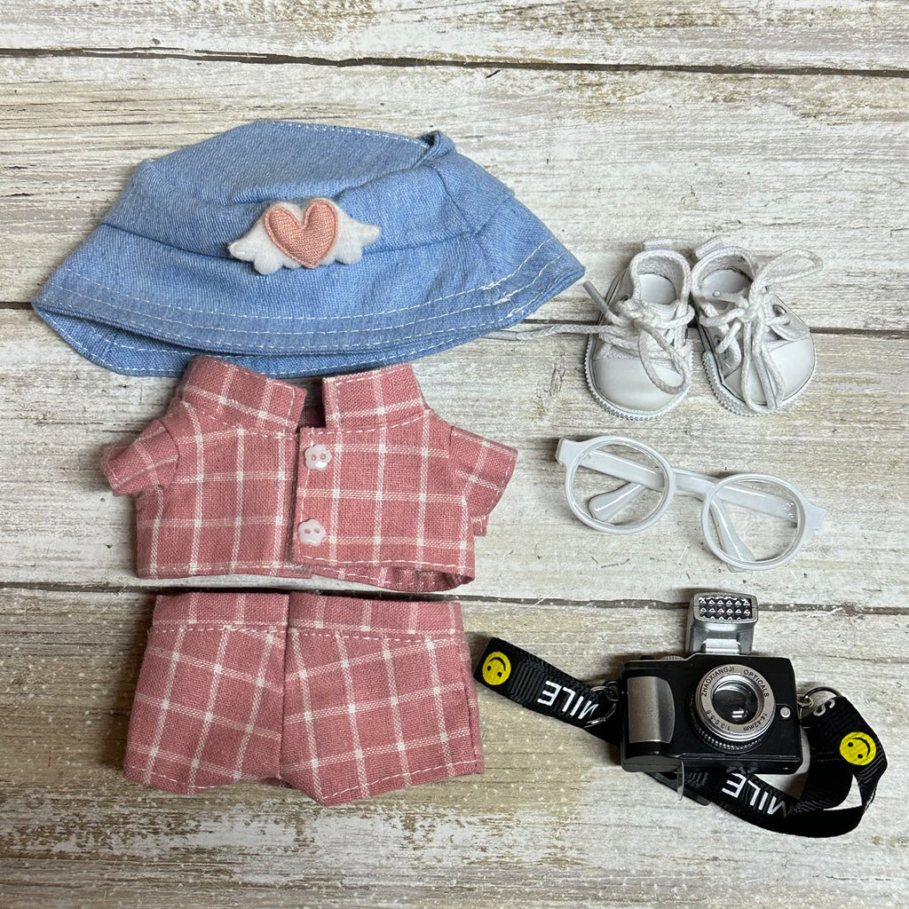 Labubu Outfit 6pcs with Camera