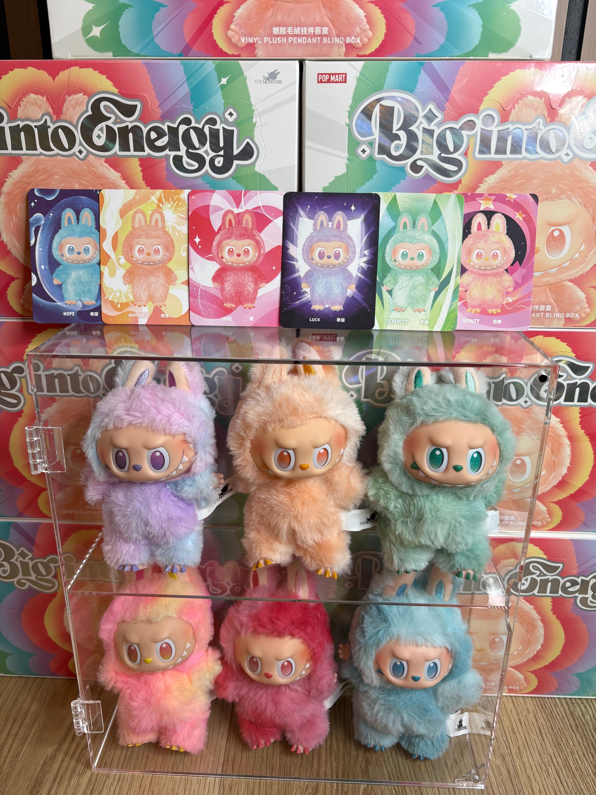 アイドル POPMART labubu3.0 1box Pre-Order Colorful PVC Labubu V3 Plush Doll Mystery Box