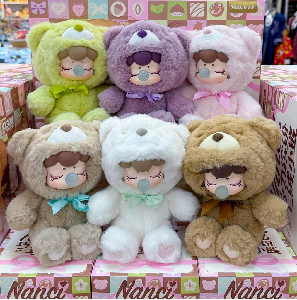 Rolife Nanci Chocolate Colorful Plush Bear Blind Box