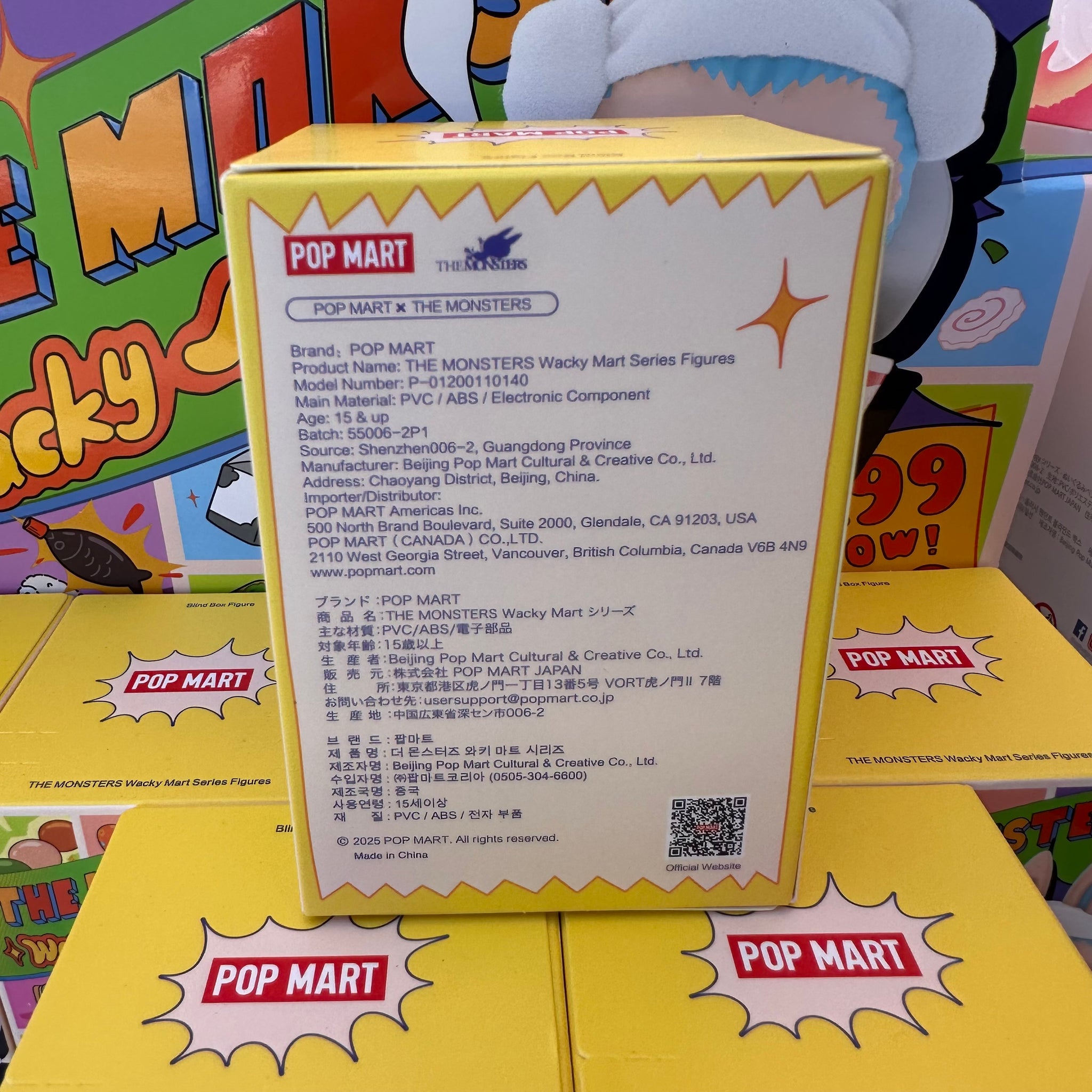 Popmart The Monsters Wacky Mart 1pcs blind box Figure – POPNATION