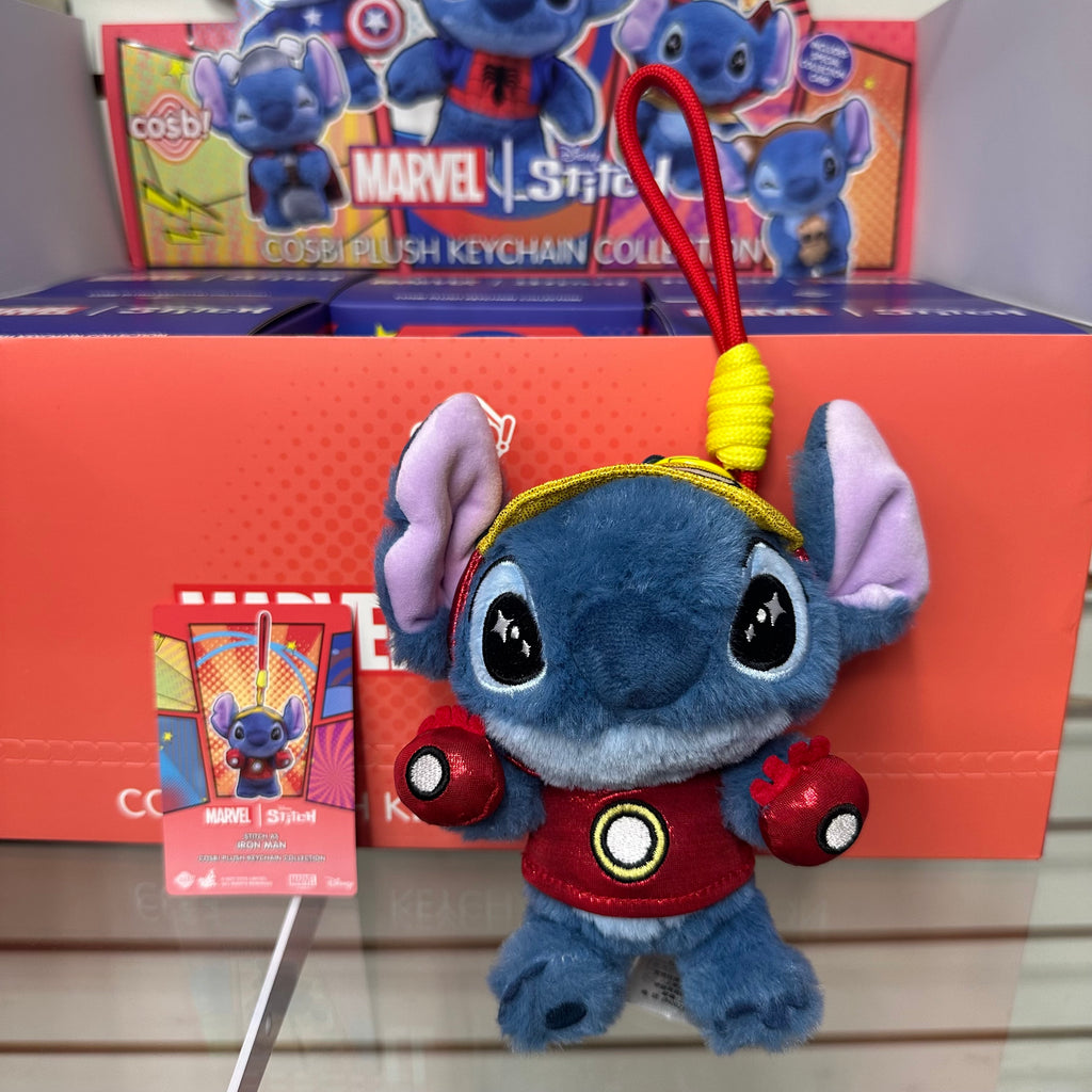 Cosbi Marvel x Stitch Plush Keychain 1pcs Blind Box