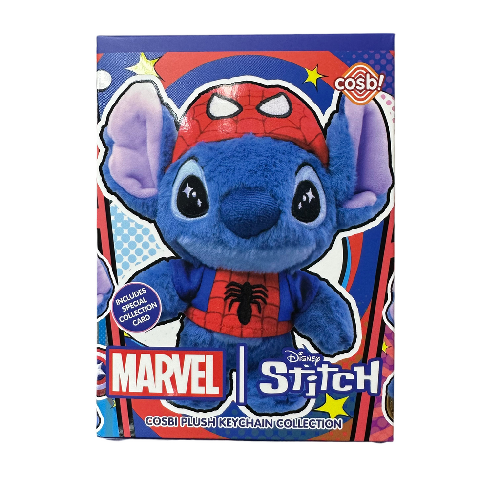 Cosbi Marvel x Stitch Plush Keychain 1pcs Blind Box