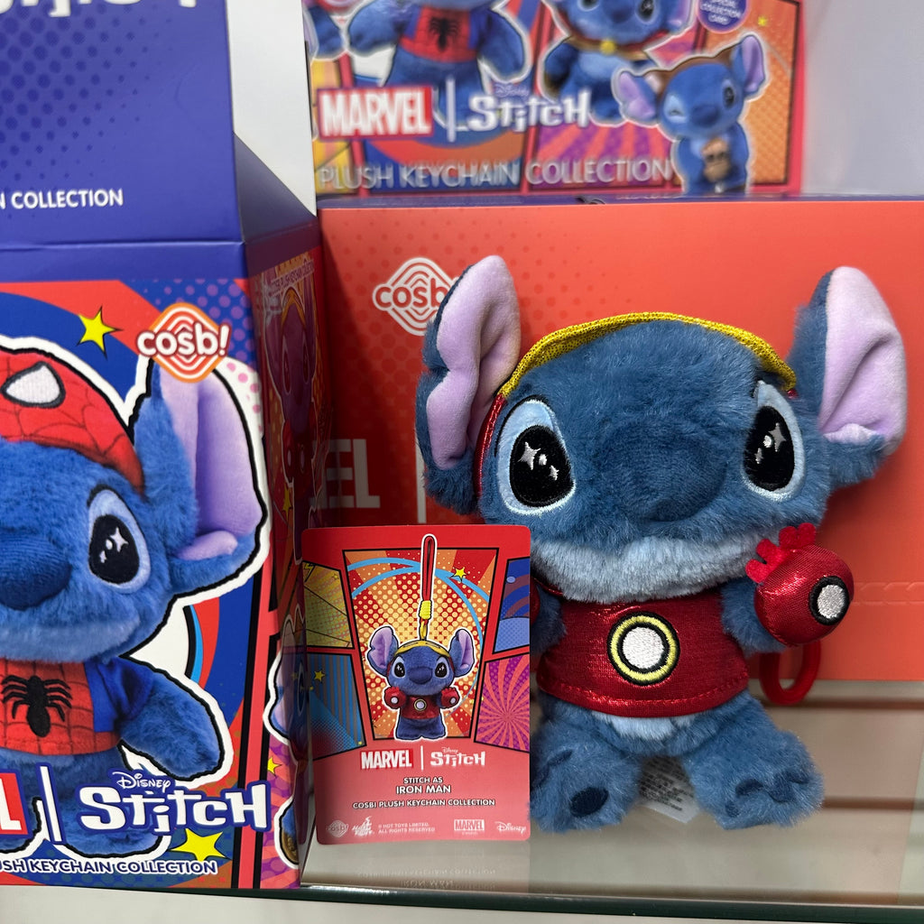 Cosbi Marvel x Stitch Plush Keychain 1pcs Blind Box