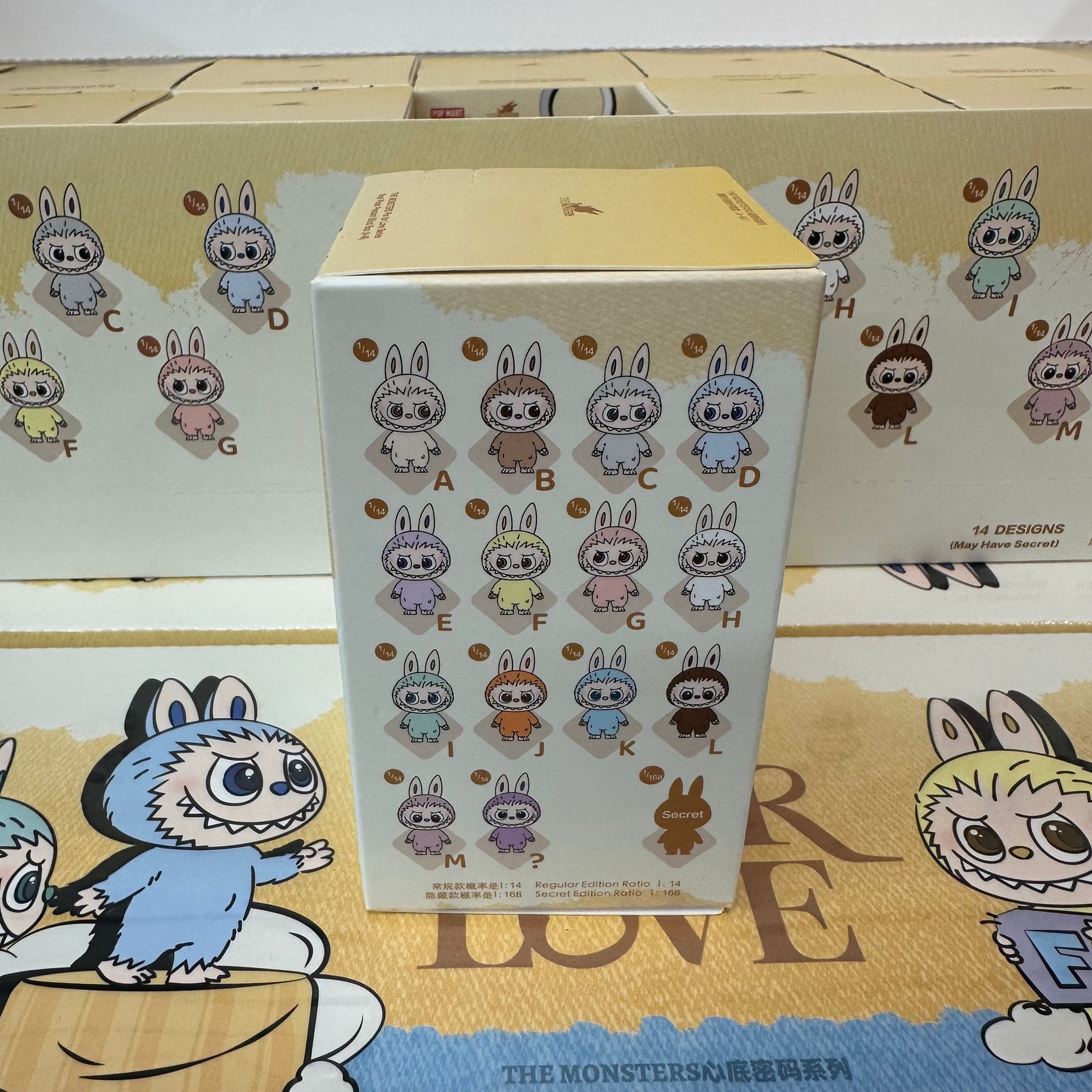 Popmart Labubu V4 Pin for Love Keychain 1pcs Blind Box A-M – POPNATION