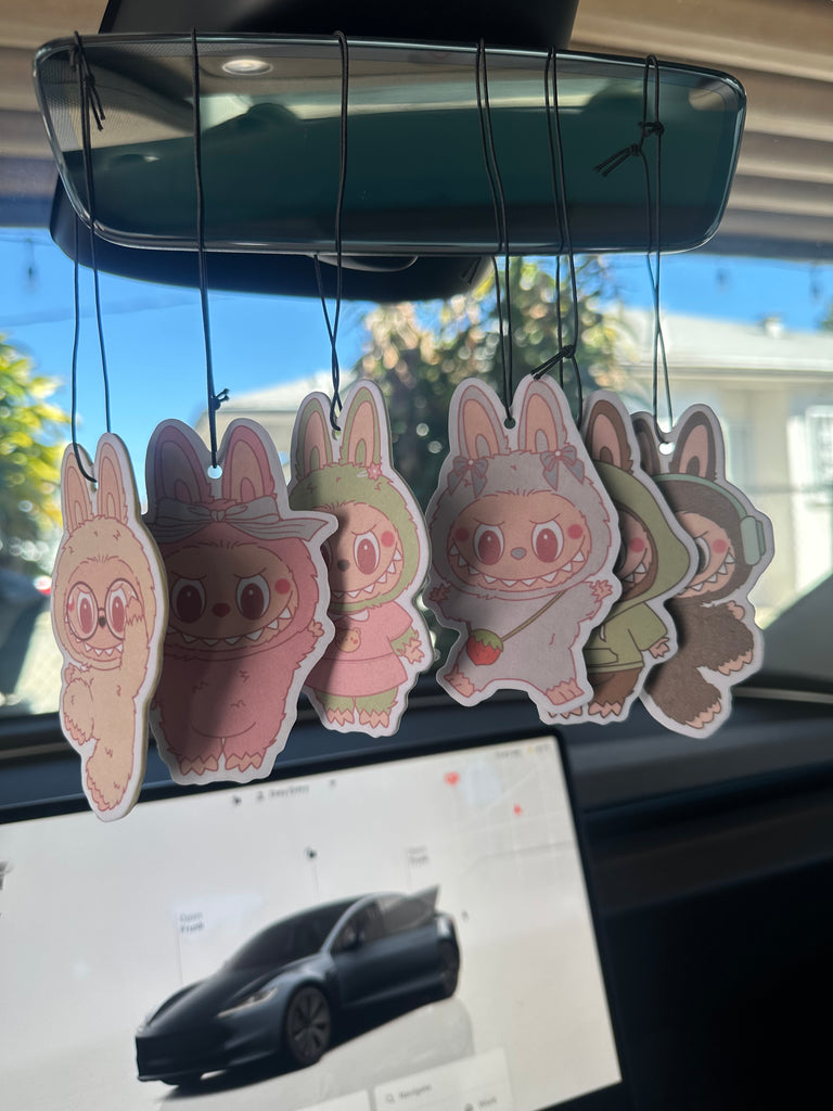 Custom Labubu Car Air freshener 2pcs Random