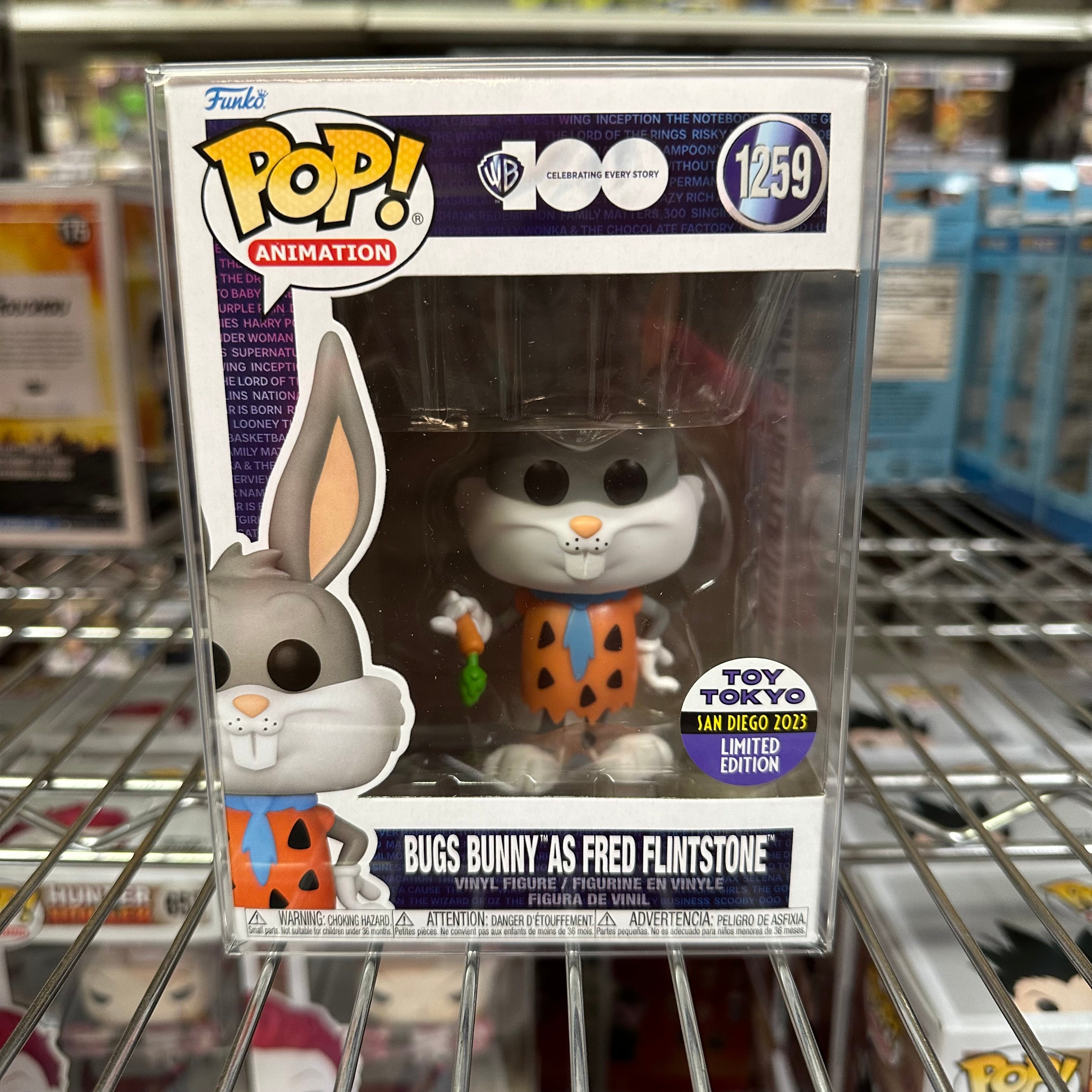 Funko Pop SDCC 2023 Bugs Bunny as Fred Flinstone #1259