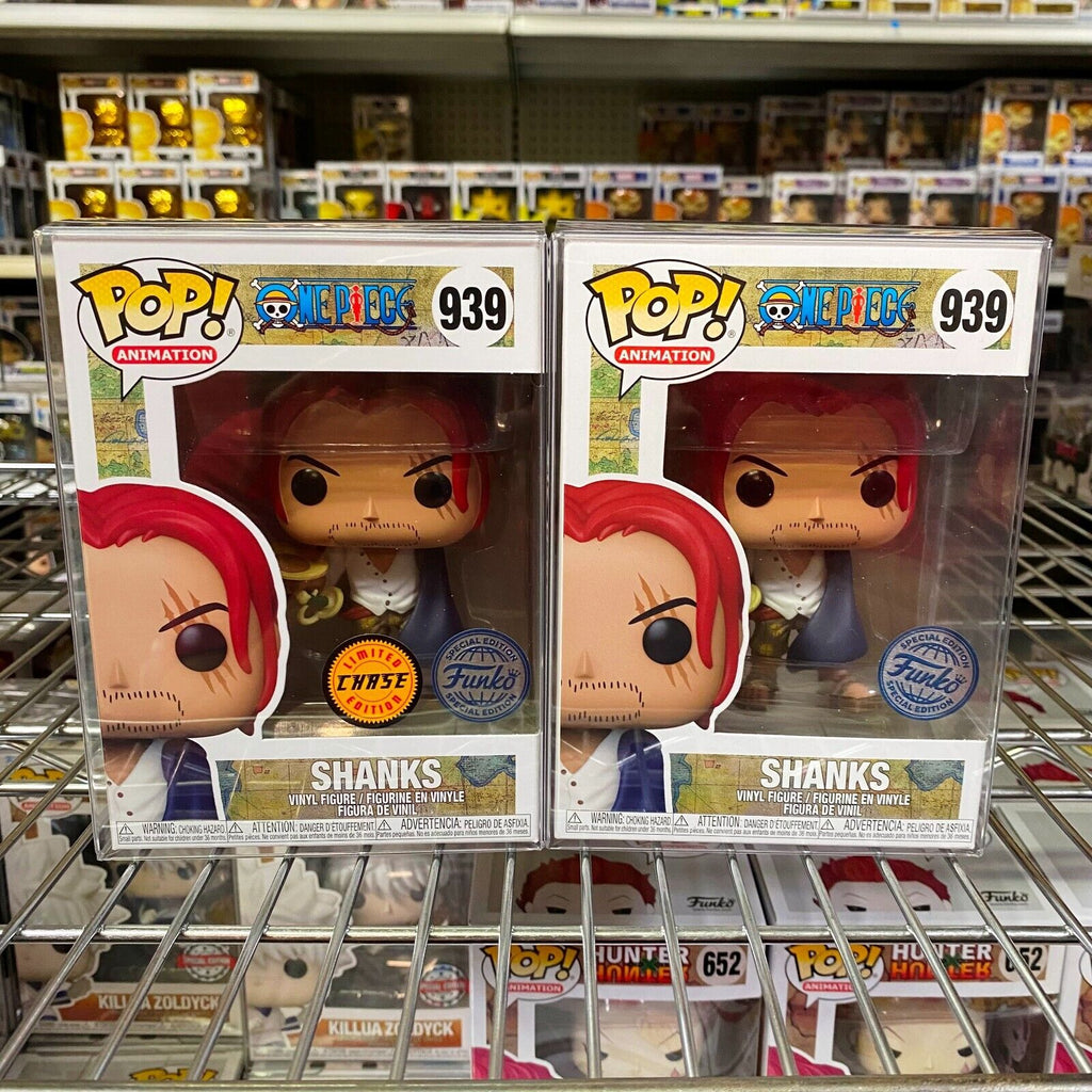 Funko Pop OnePiece : Shanks #939 Chase + Common Set