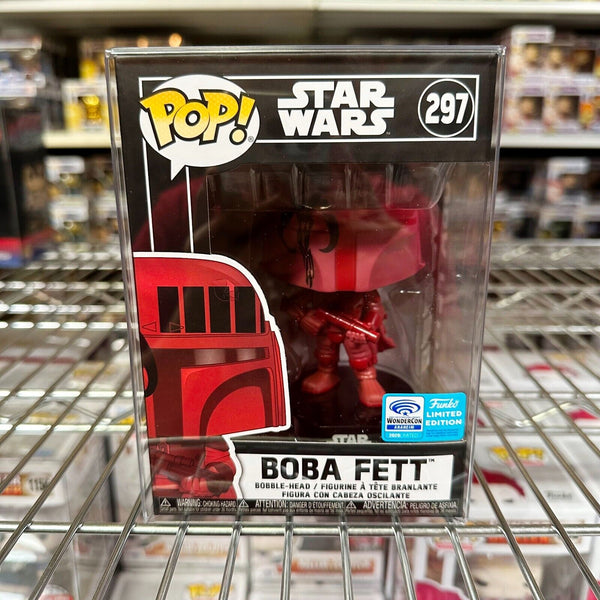 Funko Pop Boba Fett Red Futura Star Wars 297 Wondercon 2020