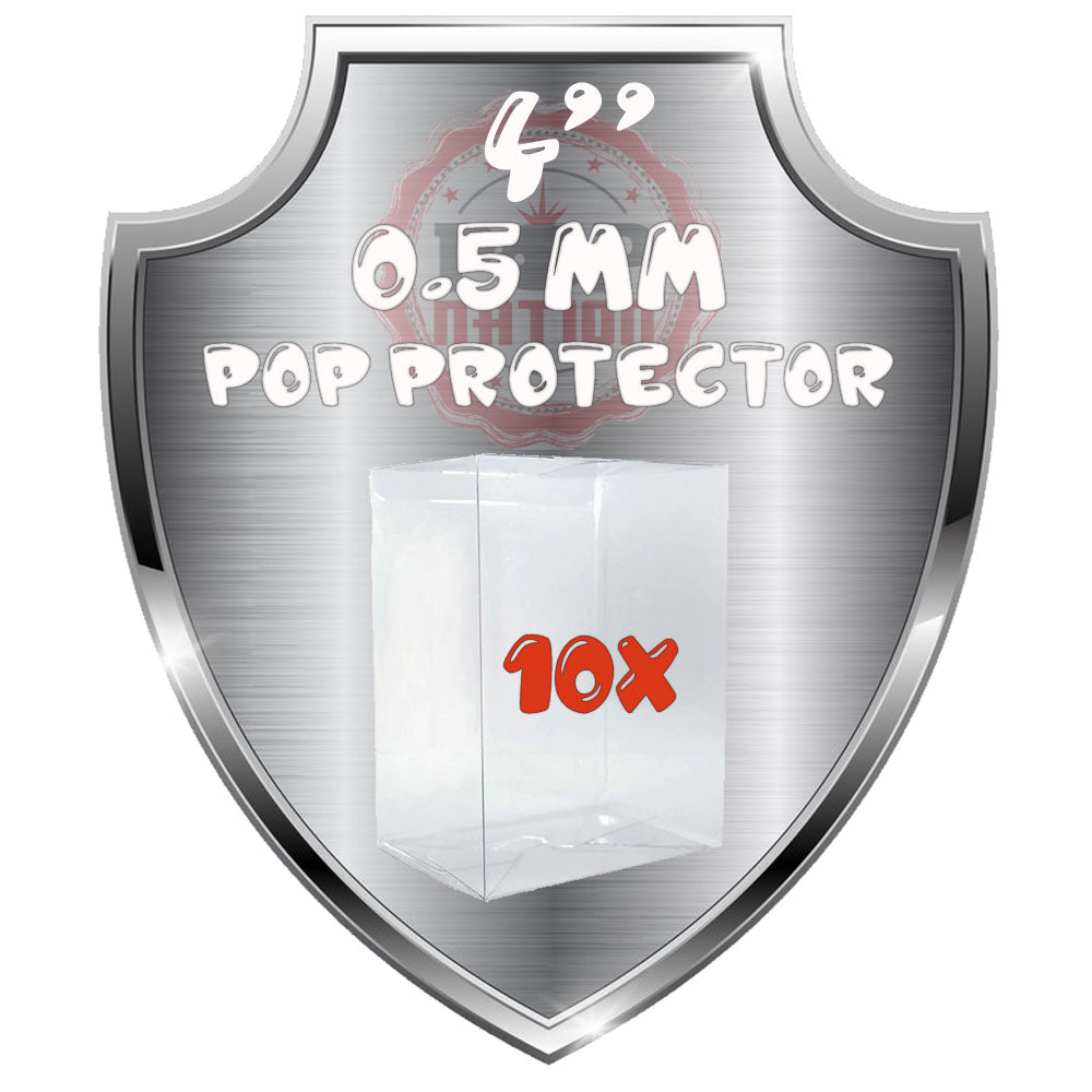 4" 0.5MM Soft Protector Case 10X