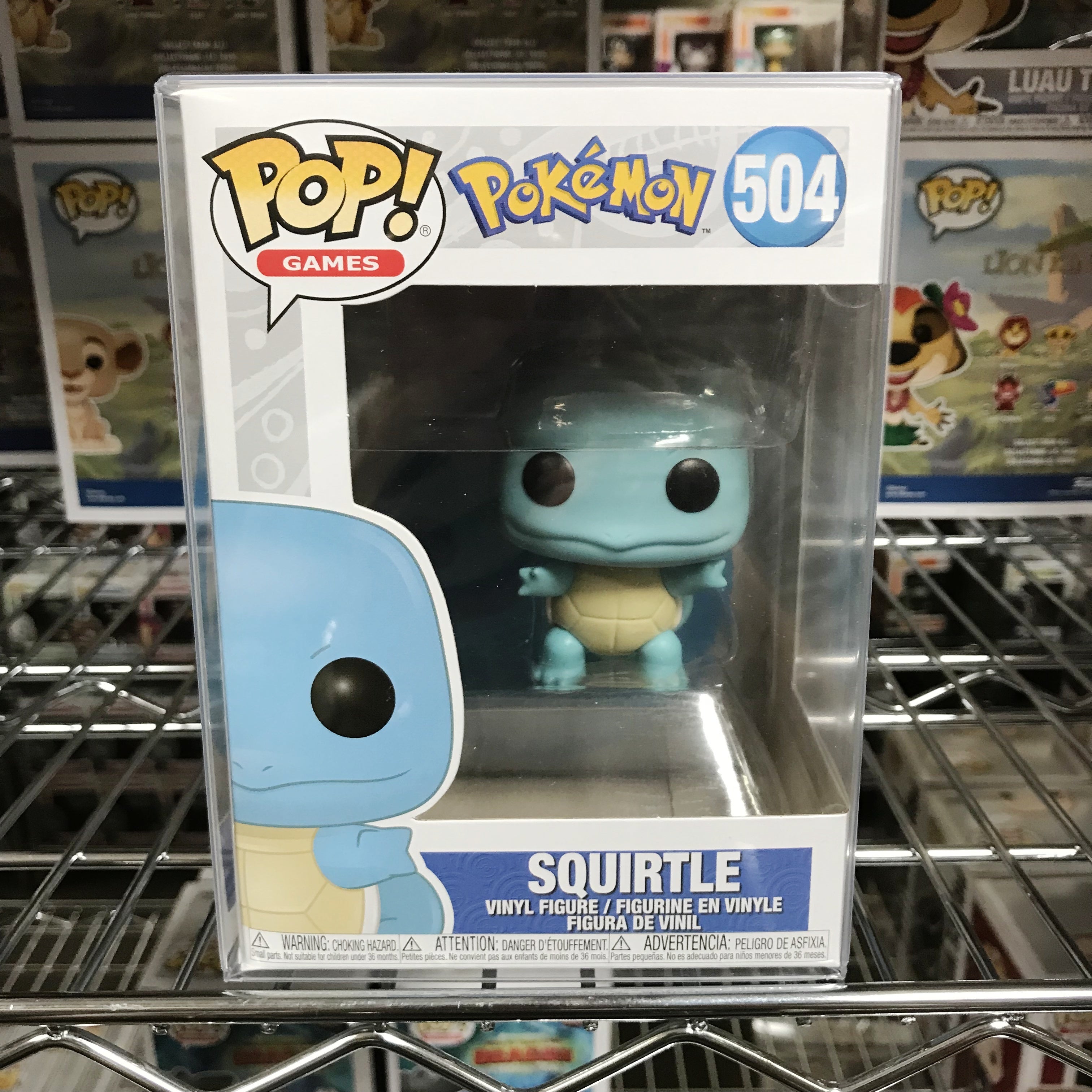 Funko Pop Pokemon : Squirtle #504 Vinyl Figure – POPNATION
