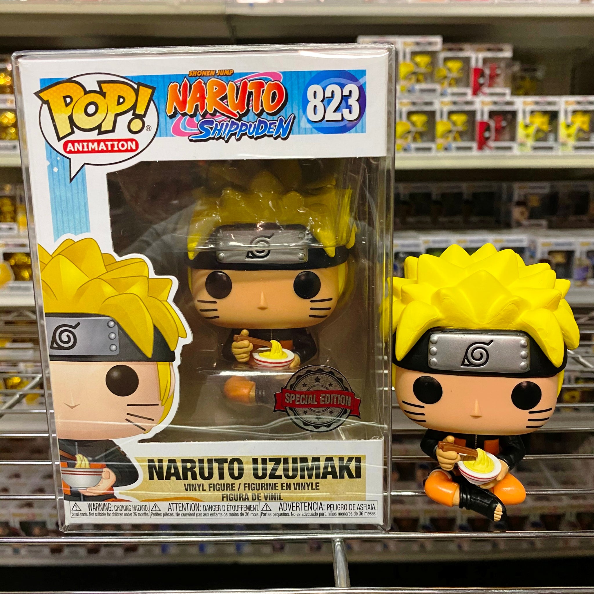 Funko Pop Naruto : Naruto Uzumaki w/Noodles #823 Vinyl
