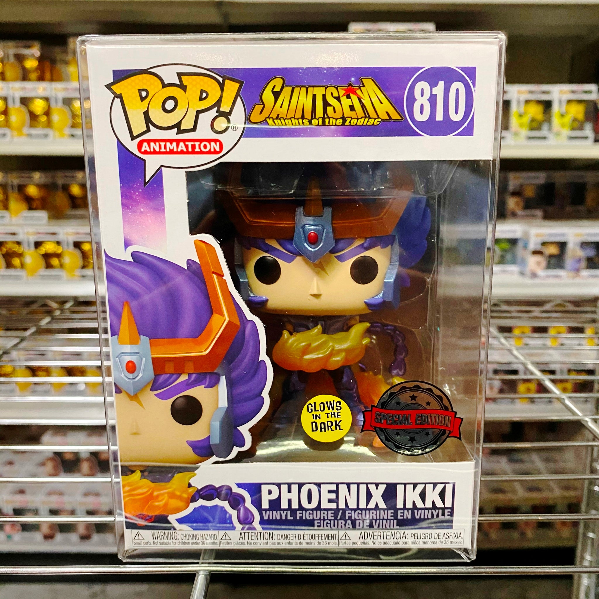 Funko Pop Saint Seiya : Phoenix IKKI #810 Glows Vinyl Figure