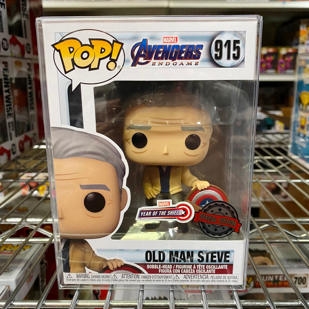 Funko Pop Avengers Endgame : Old Man Steve #915 Vinyl Figure