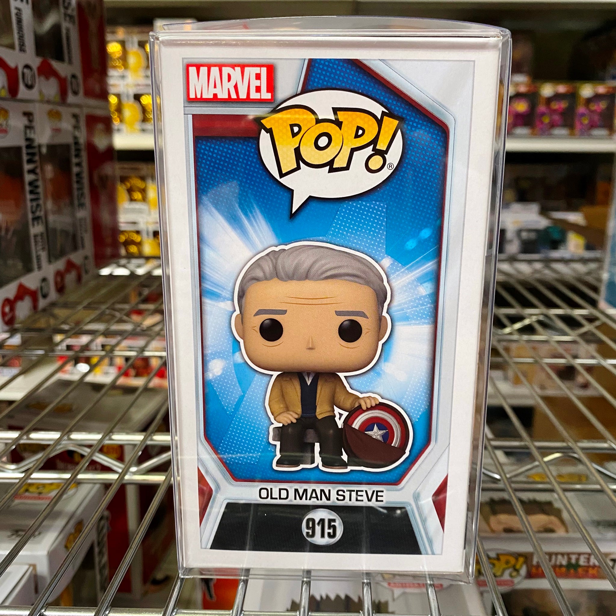 Funko Pop Avengers Endgame : Old Man Steve #915 Vinyl Figure