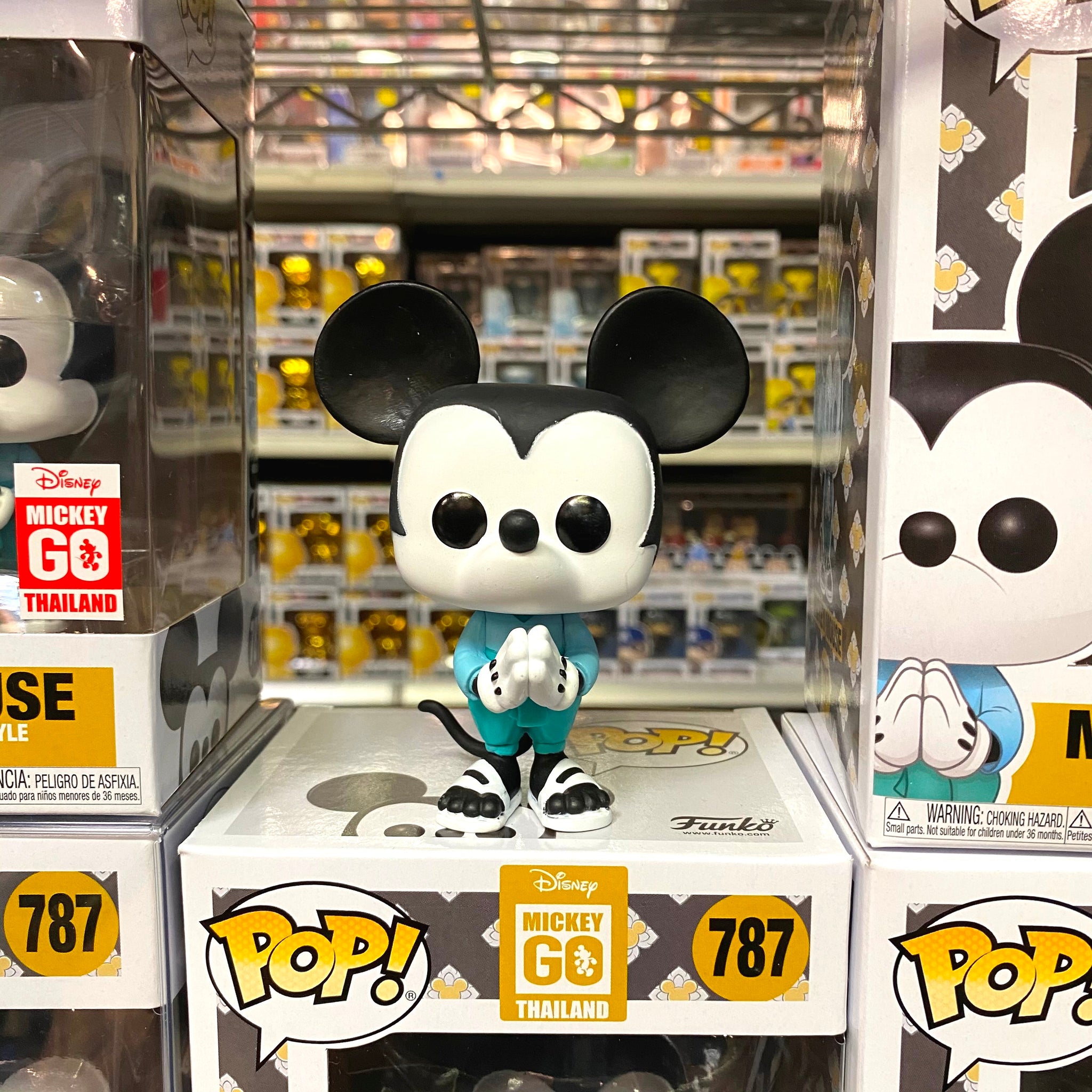 新品未開封epa Mickey T“WHT” Funko Pop Disney Mickey Go Thailand : Mickey Mouse #787 Vinyl