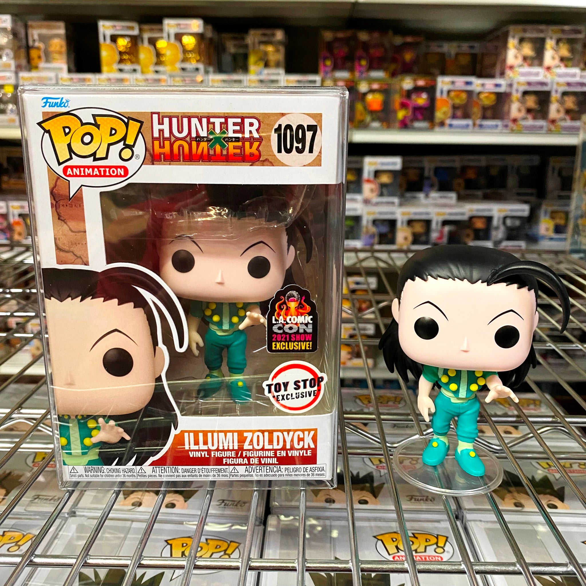 Funko Pop X Hunter : LA Comic Con Toy Stop Exclusive : Illumi