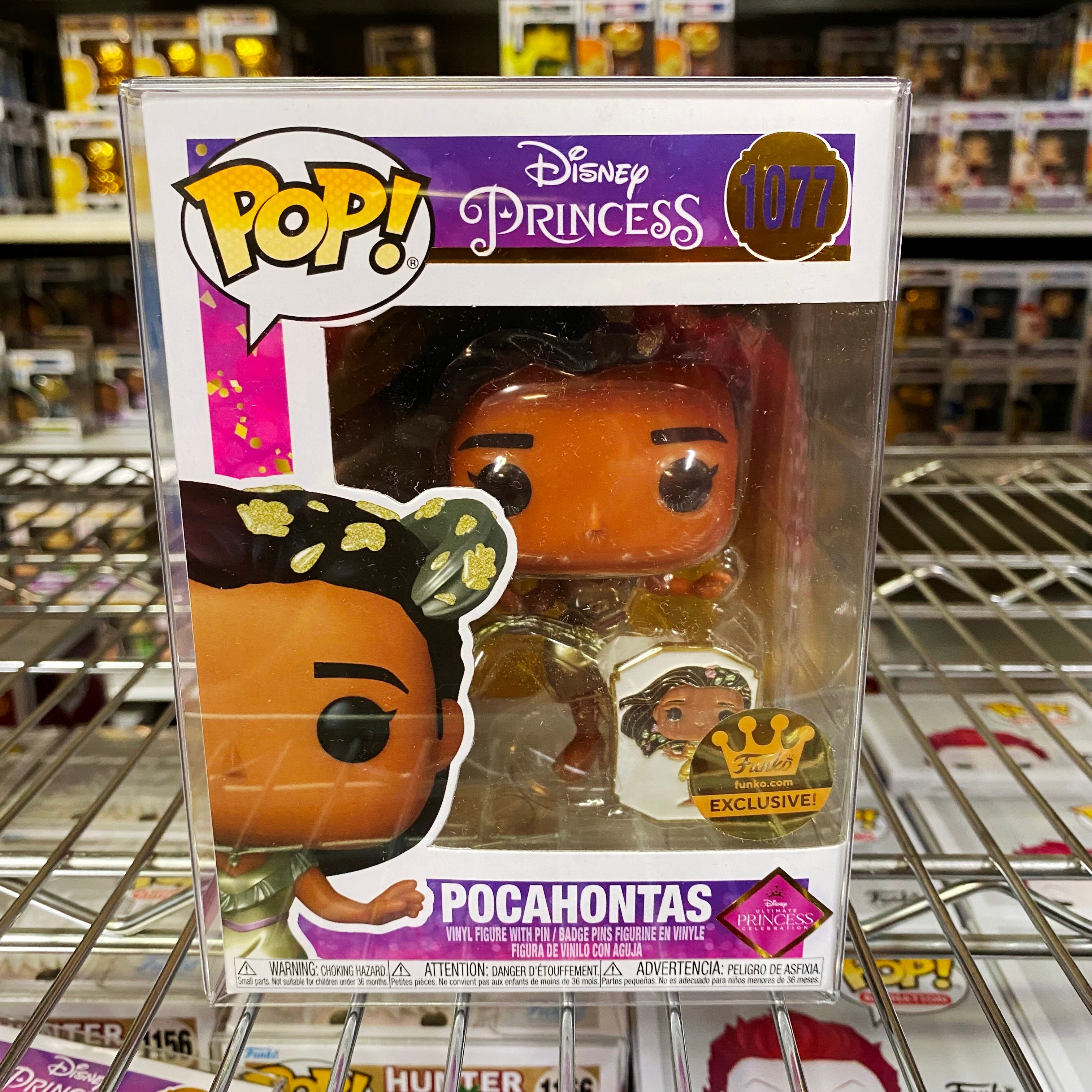 Funko POP! Disney - Ultimate Princess #1077 Pocahontas ( Gold ) + Pin