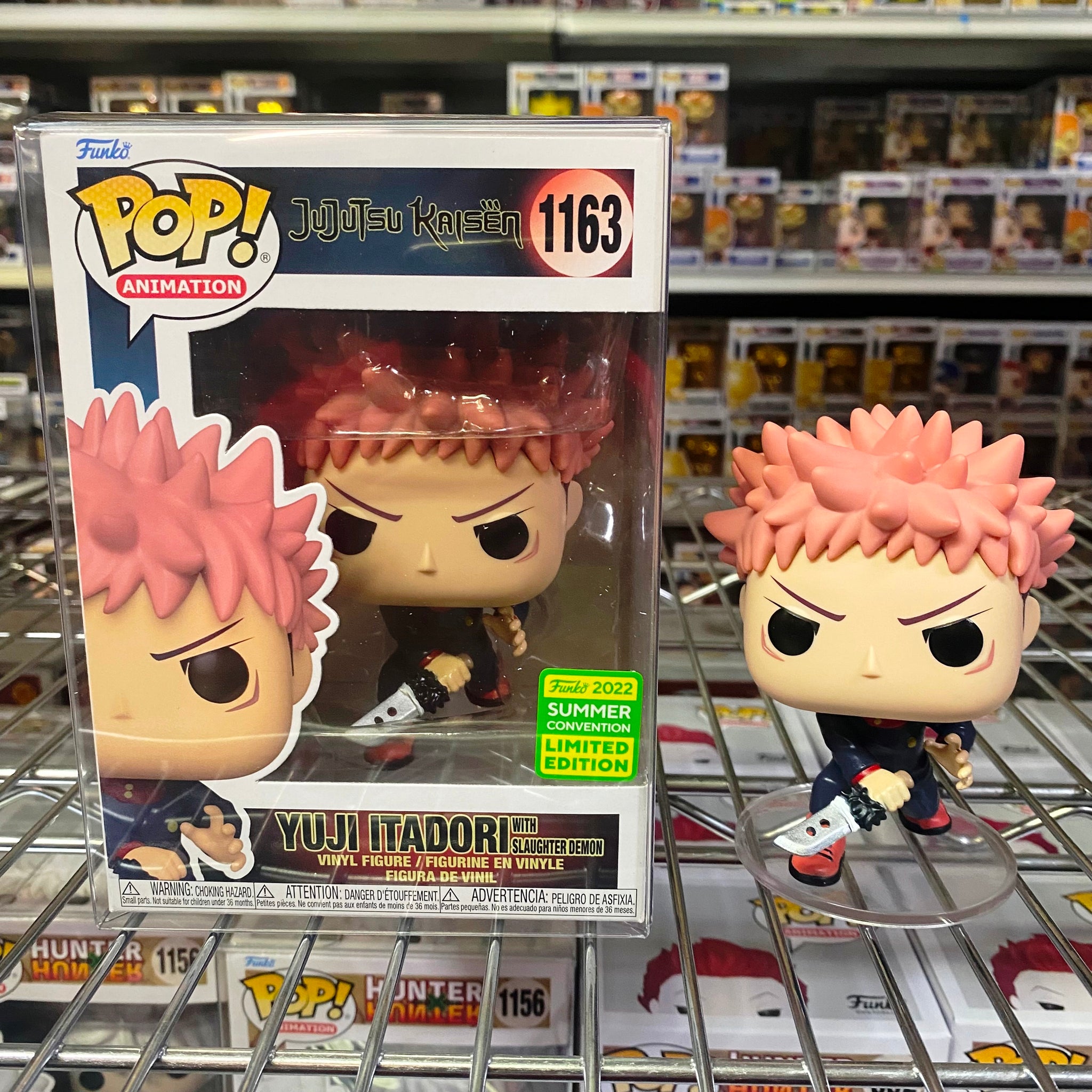 Jujutsu Kaisen Yuji Itadori Funko Pop retailer SDCC Official Sticker Funko Pop