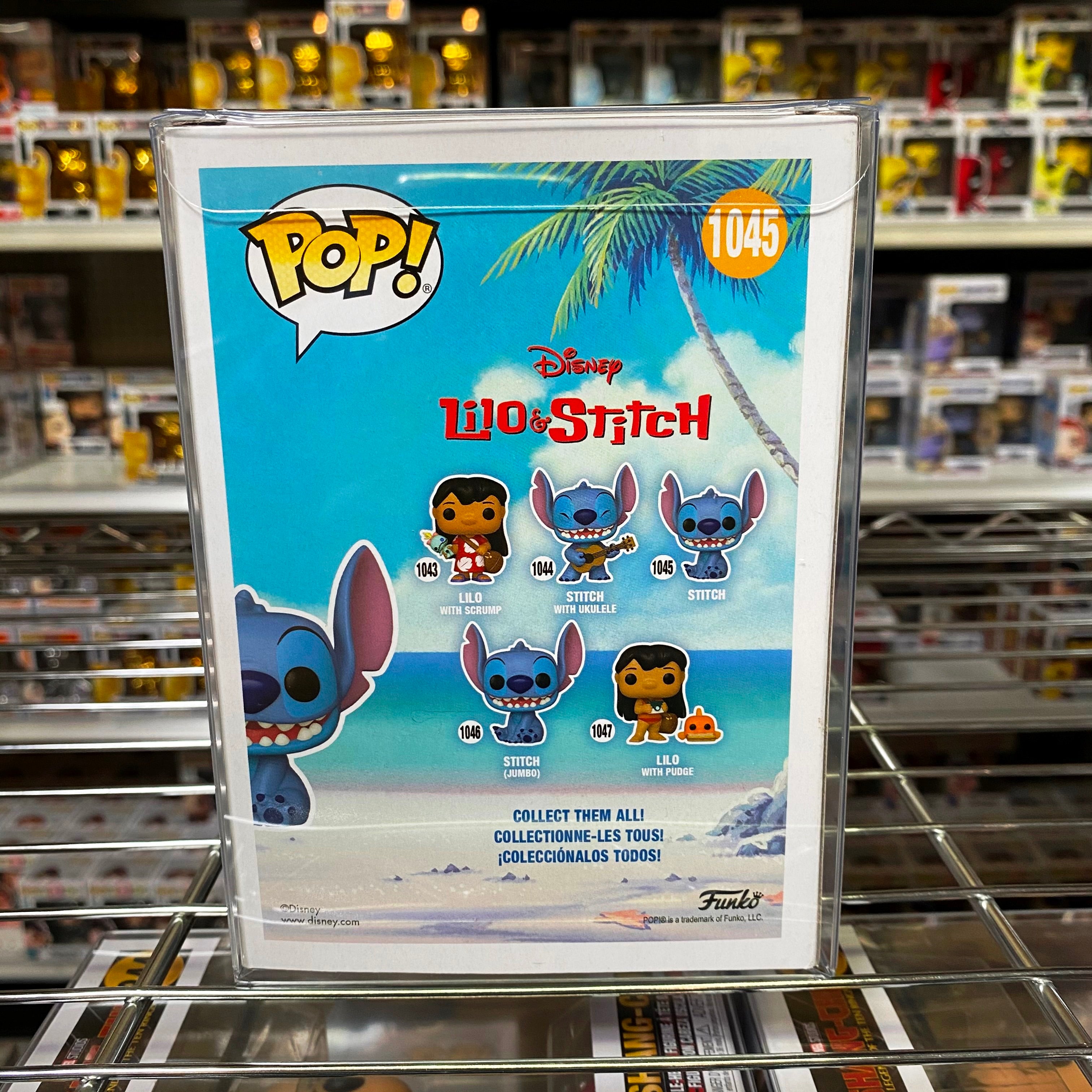 Funko POP! Stitch Flocked Target Exclusive #1045 – Pop In Locker