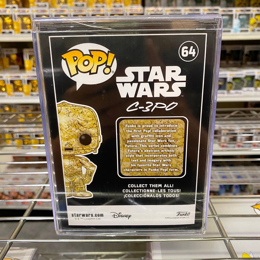Funko Pop Star Wars : C-3PO #64 w/Stack Sealed (Limit 2 Per Customer)
