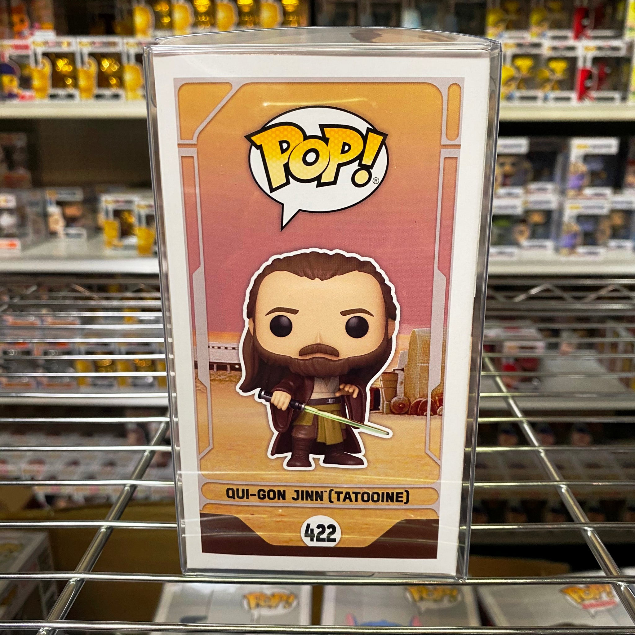 Disney - 【限定】Funko Pop Star Wars Qui-Gon Jinn Funko Pop! Disney Star Wars Qui-Gon Jinn Tatoonie #422