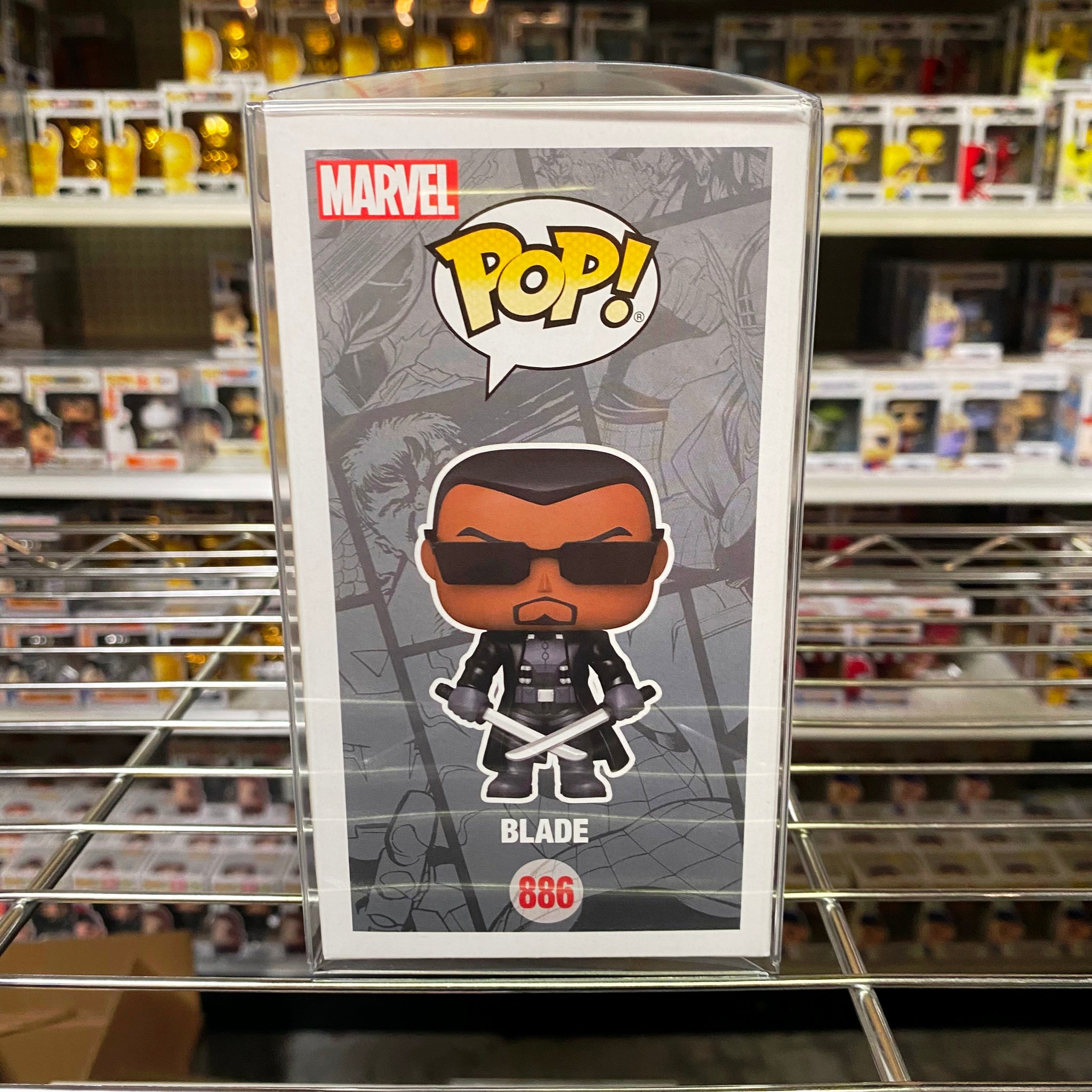 Funko POP! Marvel: Marvel Zombies Blade Knight 3.8-in Vinyl Figure Funko POP! Marvel: Marvel Zombies Blade Knight 3.8-in Vinyl Figure