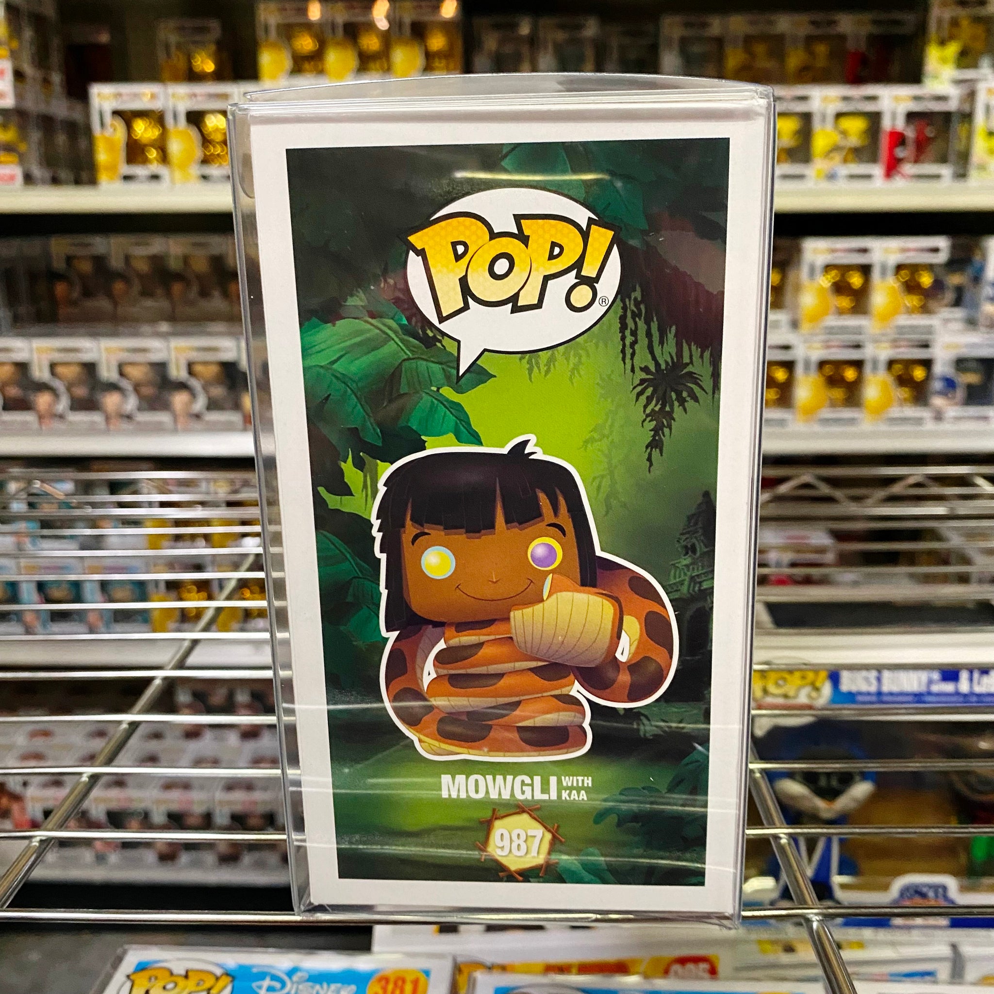 Funko Pop The Jungle Book Mowgli w Kaa 987 Vinyl Figure POPNATION