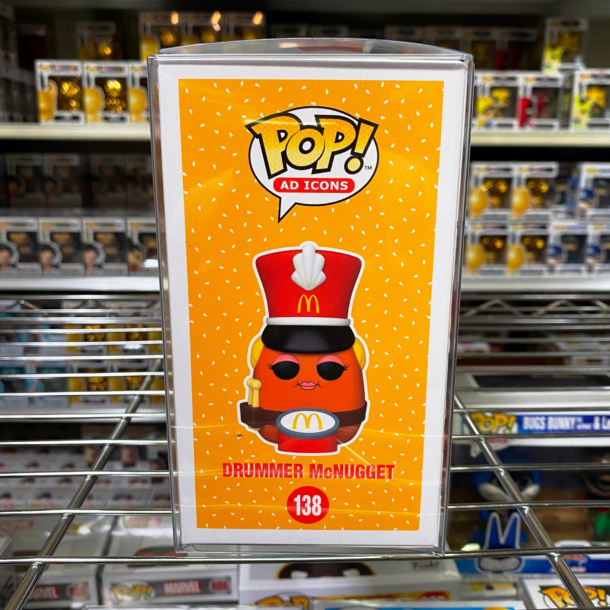 Funko Pop Ad Icons SDCC 2021 : Drummer McNugget #138 Vinyl Figure