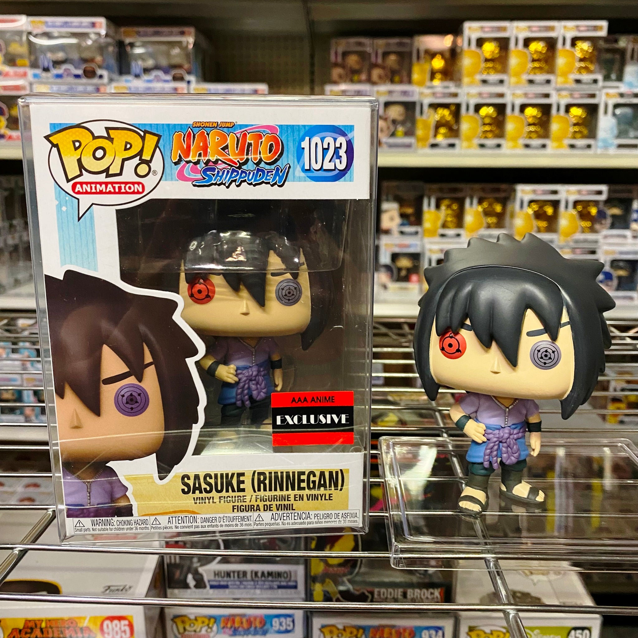 Funko Sasuke [Rinnegan] (AAA Exc): P o p ! Animation Vinyl Figurine
